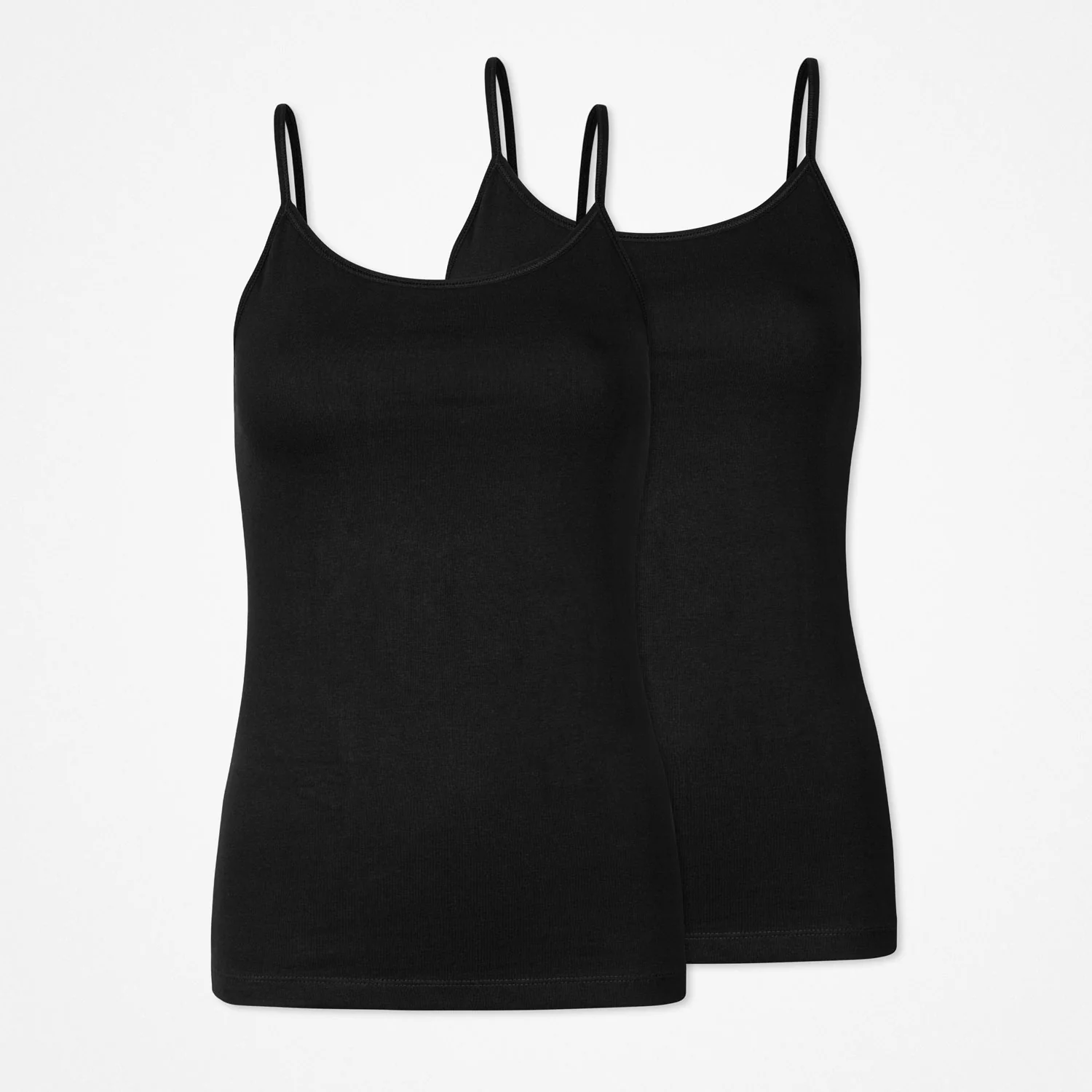 Damen Spaghetti Tops | Schwarz - Image 10