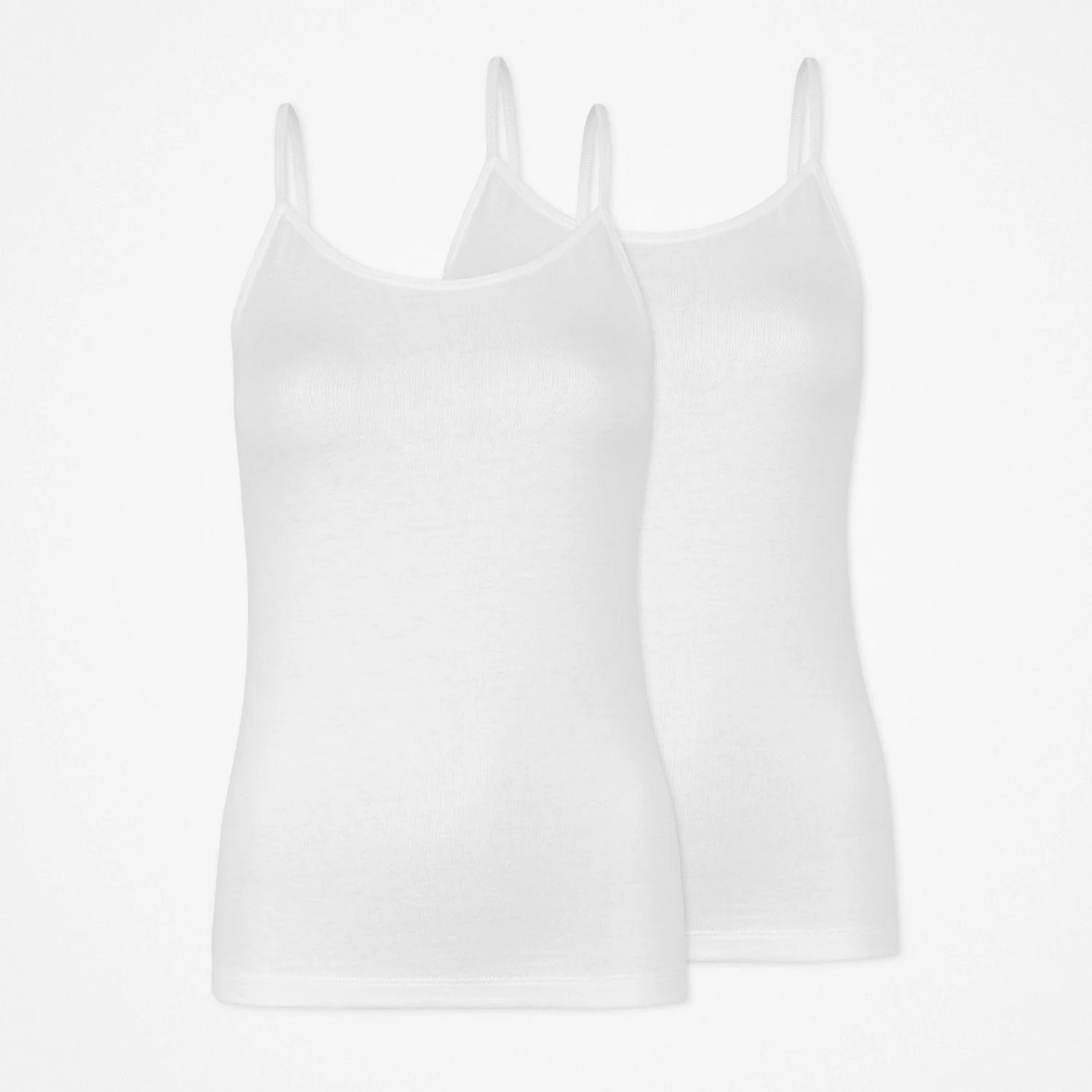 Damen Spaghetti Tops | Weiß - Image 10
