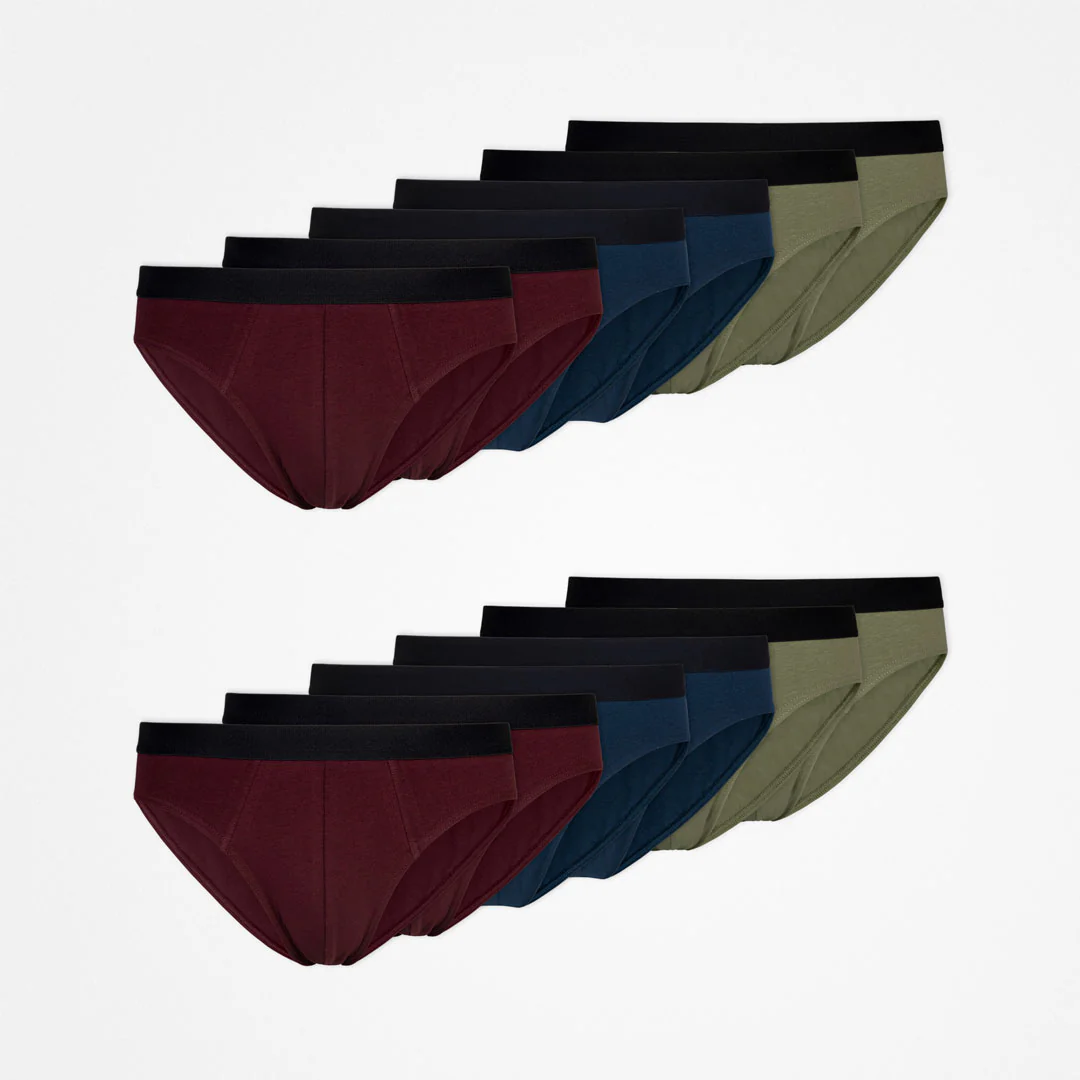 Herrenslips | Mix (Rot/Olive/Blau) - Image 10