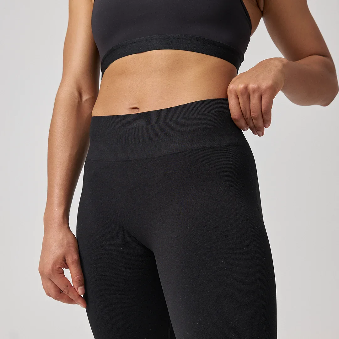 High Waist Leggings Seamless | Schwarz - Image 7