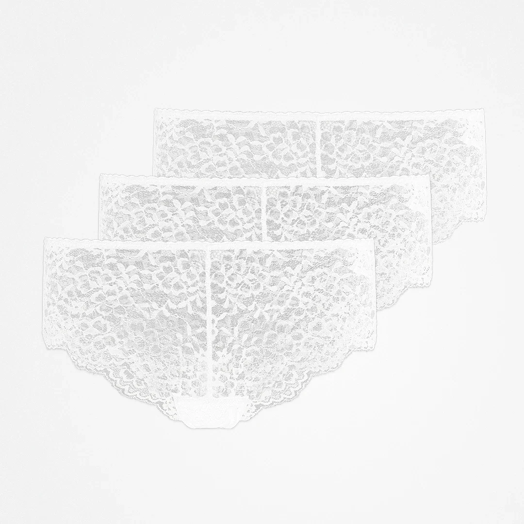 Hipster Panties aus Spitze | Weiß - Image 12