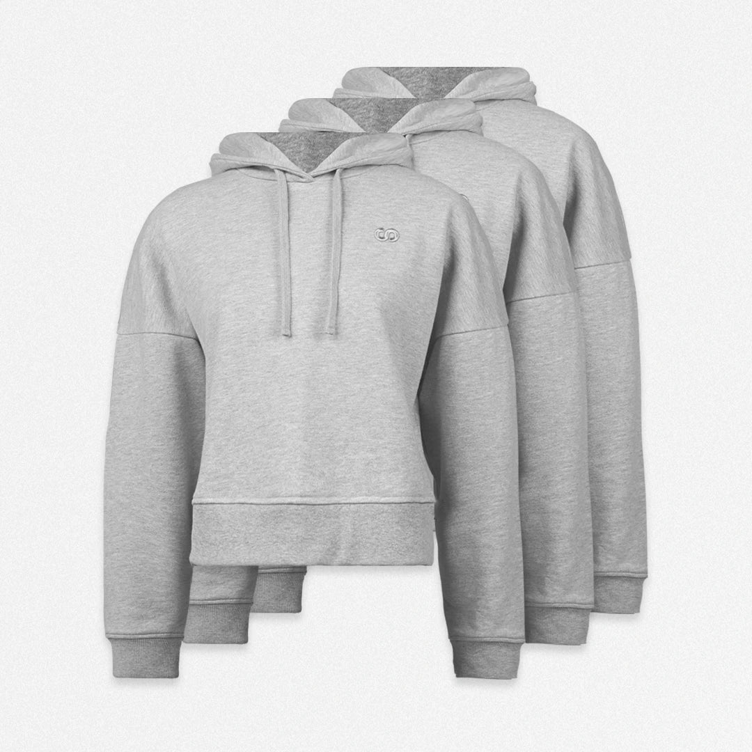 Hoodie Damen | Hellgrau - Image 11