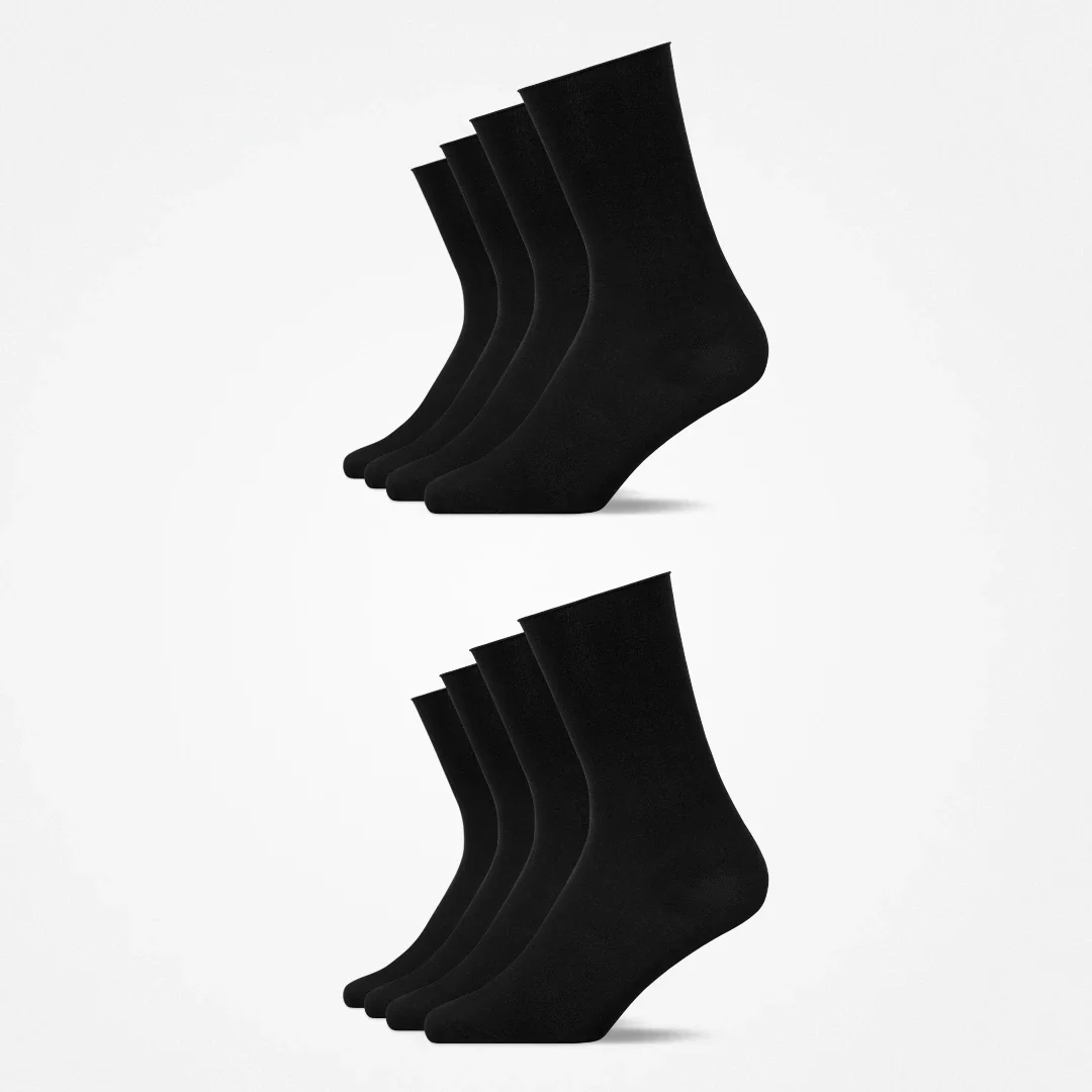 Klassische Damen Socken | Schwarz - Image 13