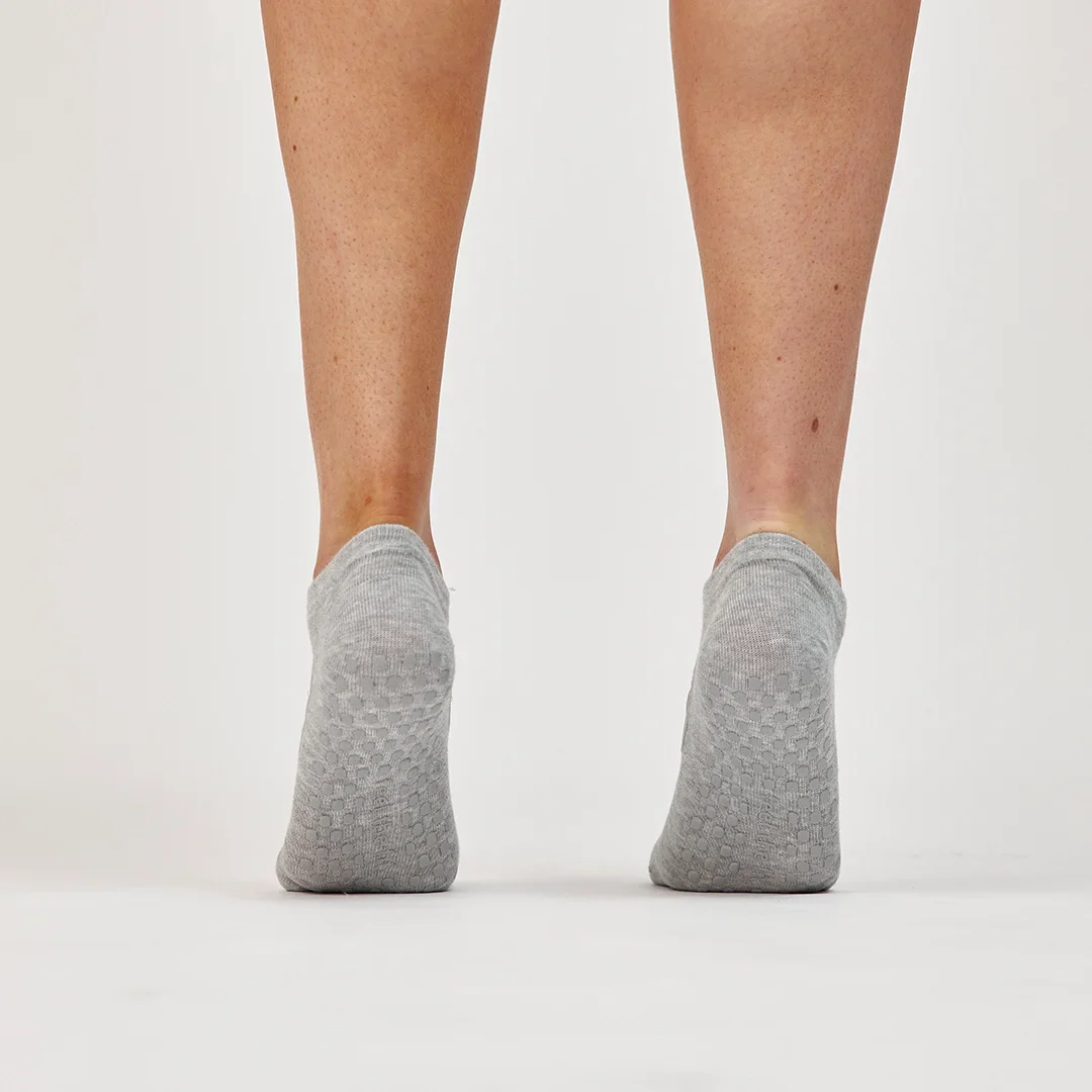 Pilates Socken mit Riemchen | Mix (Schwarz/Grau) - Image 3