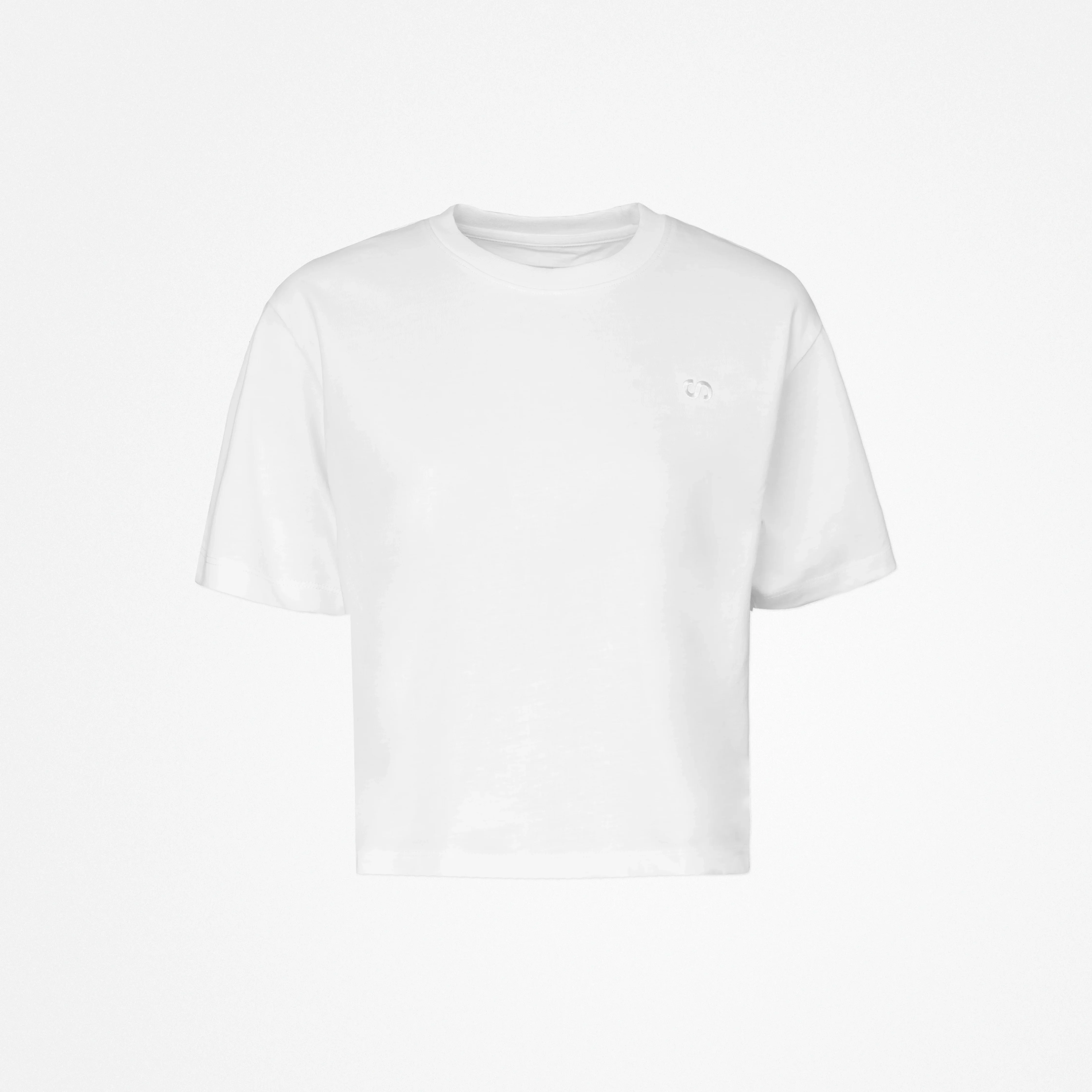 T-Shirt Cropped Damen | Weiß - Image 10
