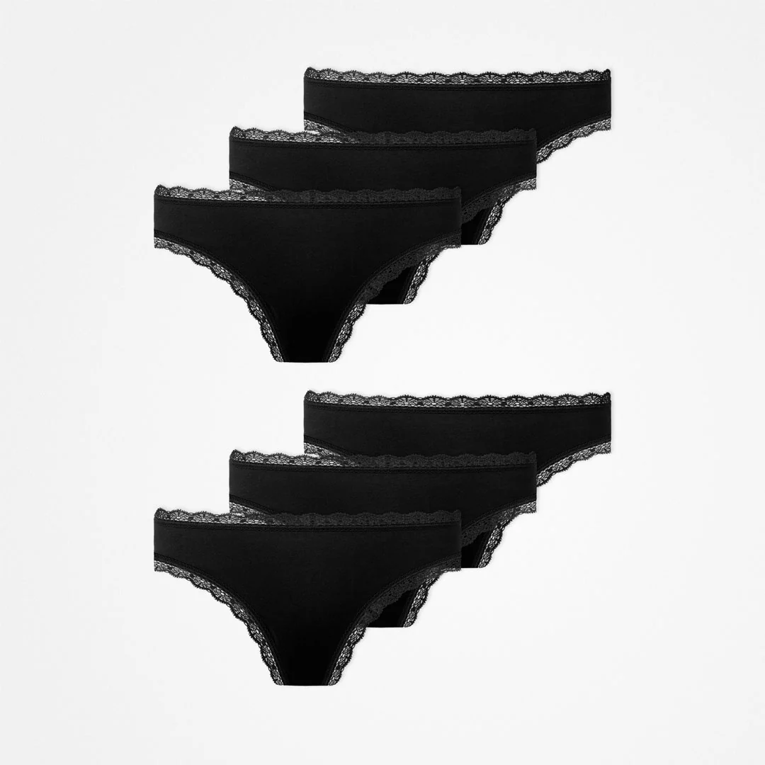 Tangas mit Spitze | Schwarz - Image 13