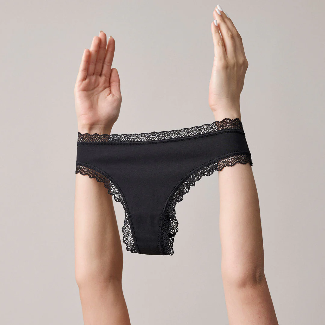 Tangas mit Spitze | Schwarz - Image 8