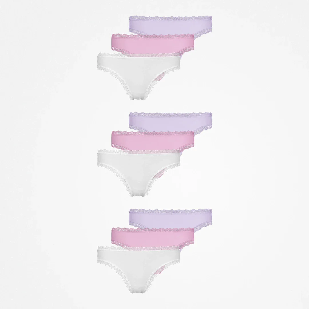 Tangas mit Spitze | Mix (Weiß/Rosa/Lila) - Image 14