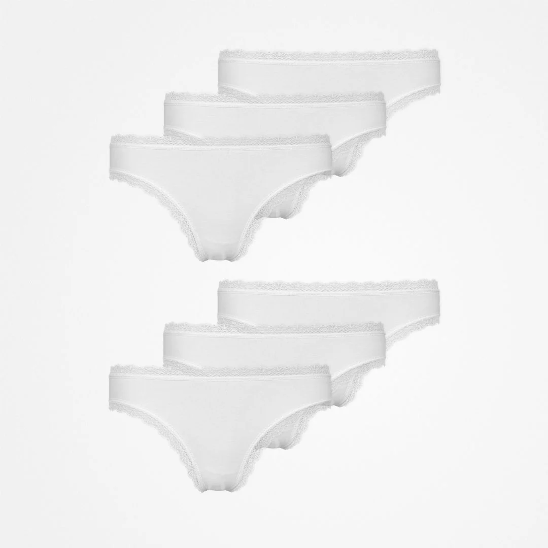Tangas mit Spitze | Weiß - Image 13