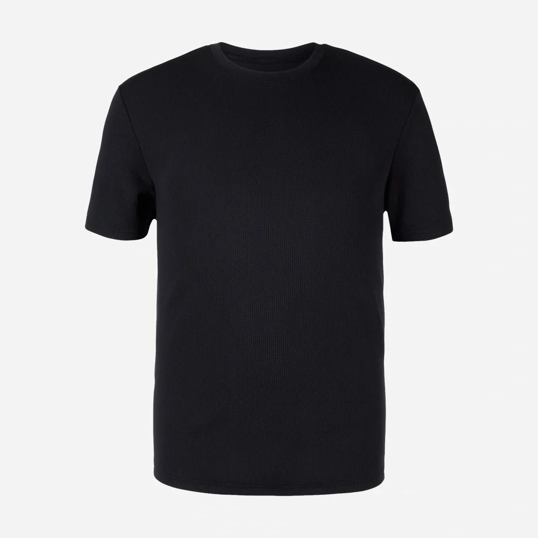 Trainingsshirt Allover Mesh Herren | Schwarz - Image 9