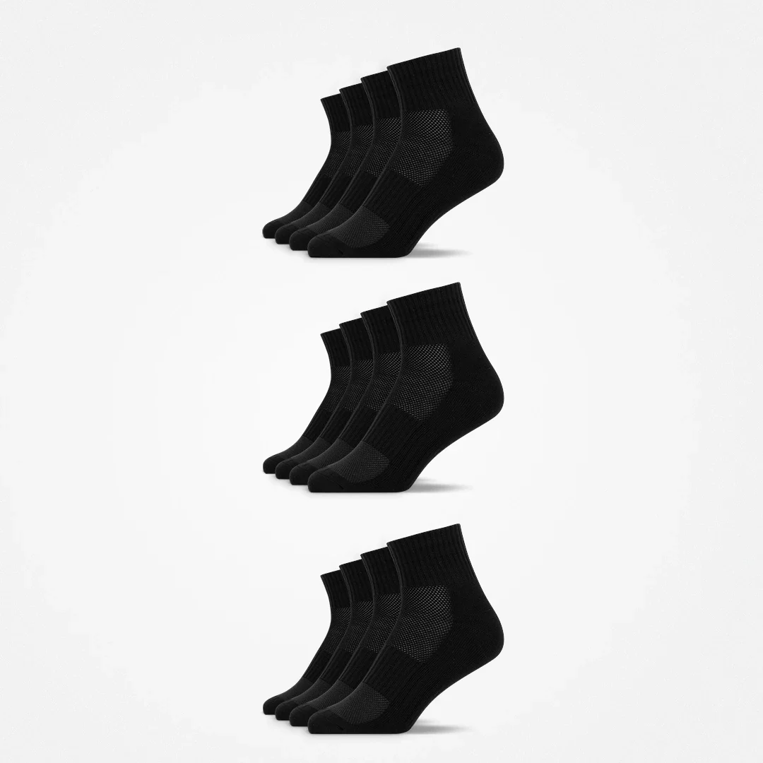 Mittelhohe Laufsocken | Schwarz - Image 11