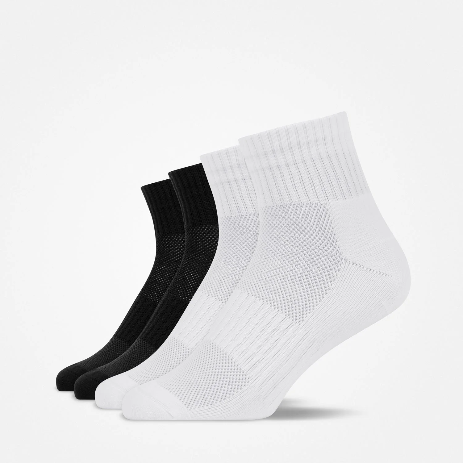 Mittelhohe Laufsocken | Schwarz-Weiß - Image 9